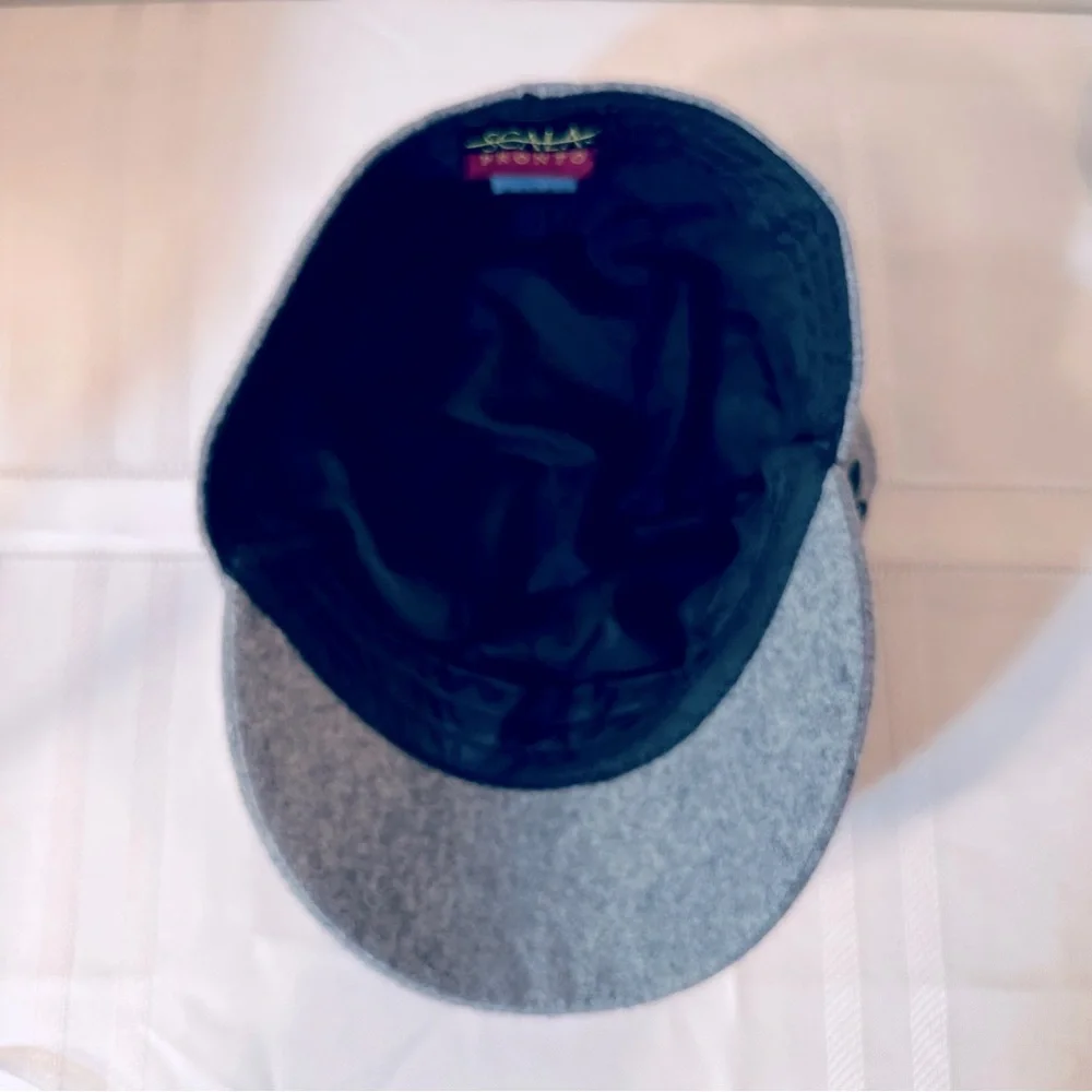 Scala Beret Hat with Embellishments and Scarf